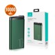 Зовнішній акумулятор Usams US-CD148 PB55 Alloy Digital Display Power Bank 10000mah Dark Green