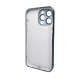 Чохол для смартфона AG Glass Sapphire Frame MagSafe Logo for Apple iPhone 12 Pro Max Sierra Blue