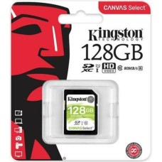 SDHC (UHS-1) Kingston Canvas Select 128Gb class 10  (R-80MB/s)