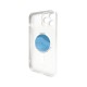 Чохол для смартфона AG Glass Matt Frame Color MagSafe Logo for Apple iPhone 13 Pro Max Pearly White