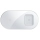 БЗП Baseus Simple 2in1 Wireless Charger 18W Max For Phones+Pods White