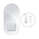 БЗП Baseus Simple 2in1 Wireless Charger 18W Max For Phones+Pods White