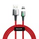 Кабель Baseus Zinc Magnetic Cable USB For Micro 2.4A 1m Red
