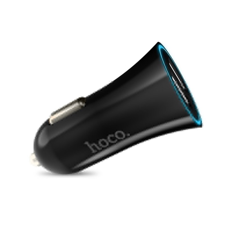 Автомобільний зарядний пристрій Hoco UC204 2USB 2.4A Black