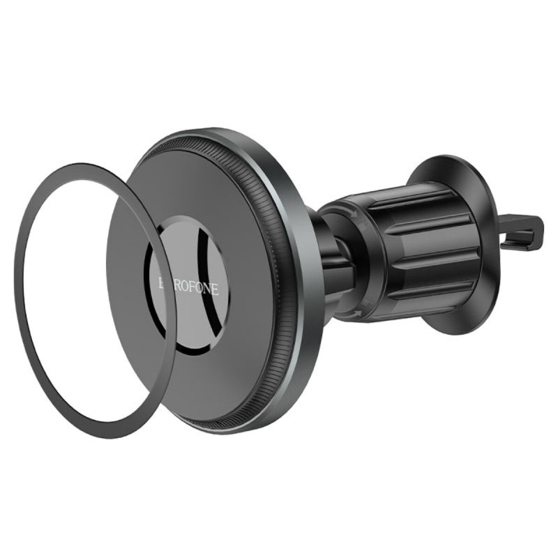 Тримач для мобiльного з БЗП BOROFONE BH202 Seaside magnetic wireless fast charging car holder